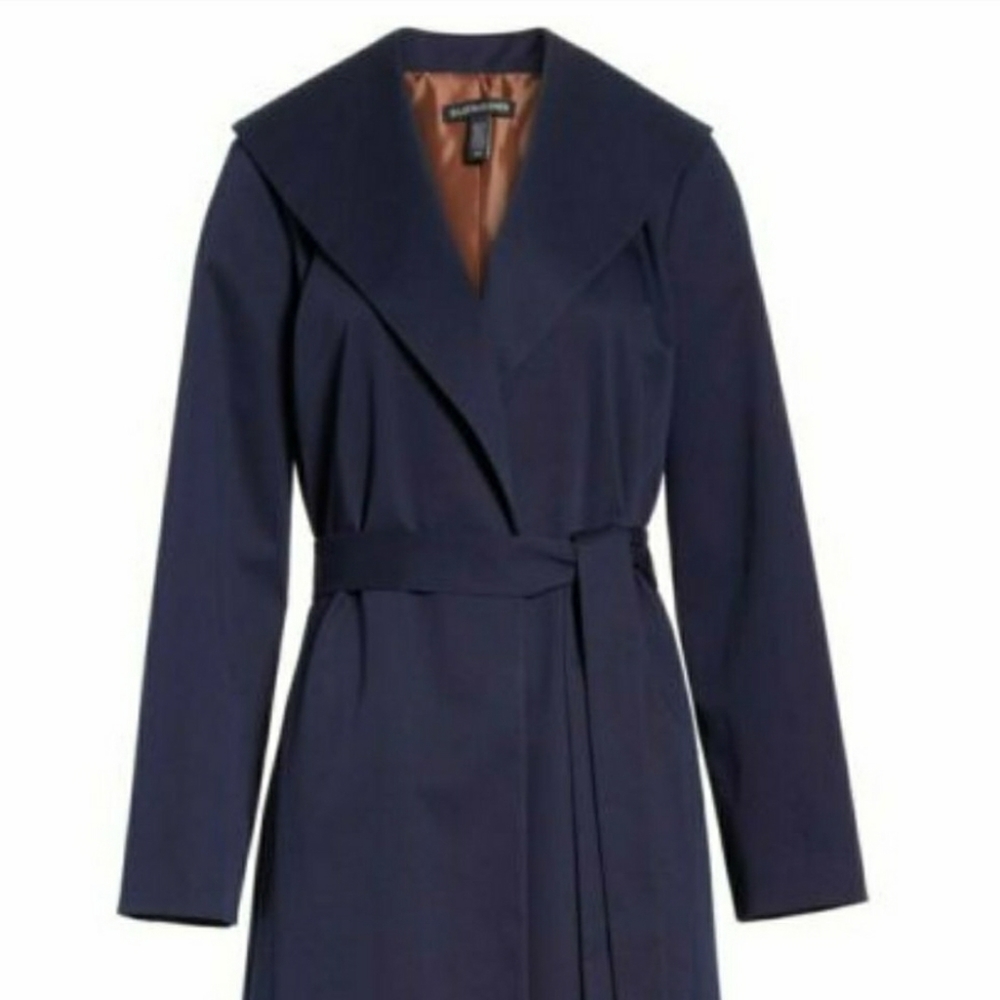 Eileen Fisher Wide CLLR COAT - Picture 2 of 6